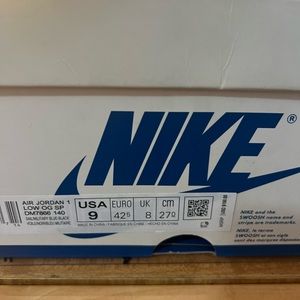 Size 9 Travis Scott Jordan 1 Fragments